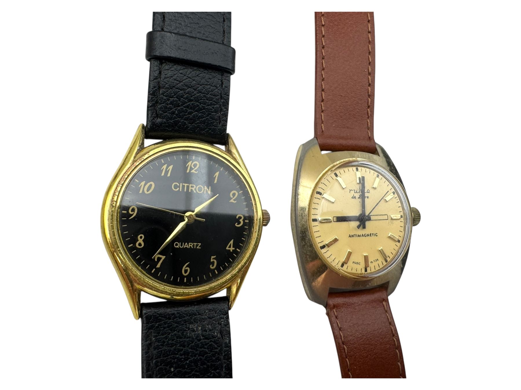 Collection of wristwatches, including Casio alarm chronograph, Ruhla, Sekonda, etc 