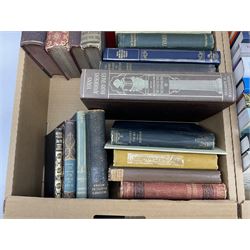 Collection of books, to include A Beowulf Handbook, The Real Middle Earth, Hans Andersen's Fairy Tales, Peter the Great etc, in four boxes