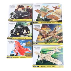 Six Cobi Bricks 1:32 and 1:35 scale Historical Collection World War II and Great War model...