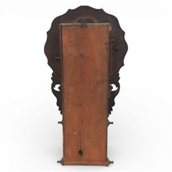 G.B. Dixon of York - drop dial wall clock, 83cm