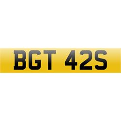 BGT 42S - Cherished registration on retention