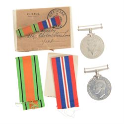 Three sets of WWII medals, comprising trio 1939-45 Star, French and German Star and War medal, awarded to D W Nightingale, trio, 1939-45 Star, Atlantic Star and War medal, awarded to GH Eaton and pair defence and war medal awarded to S Lagenly, all awarded to soldiers from the York area   
