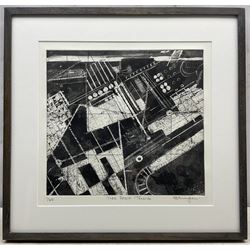 Kane Cunningham (British 1961-): 'York Potash - Teesside', etching with aquatint signed titled and numbered 1/60 in pencil 30cm x 33cm
