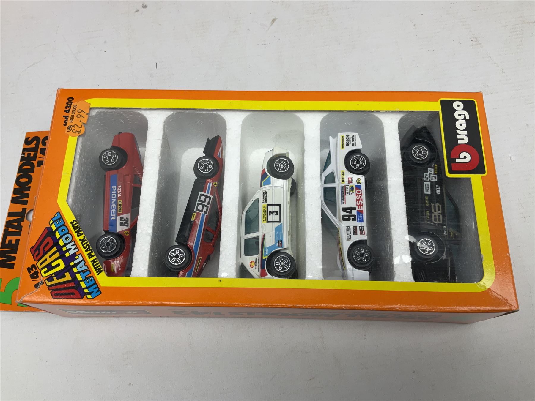 Corgi - thirty-four modern die-cast models including cars, commercial vehicles, racing cars, sports cars, car transporters etc; all boxed; Bburago boxed set of five cars; four Matchbox Originals blister packs etc