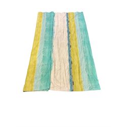 Pair of Harlequin Stretorta curtains each curtain 2 widths x 325cm drop