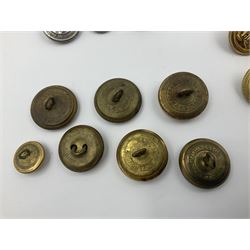 Collection of Royal Navy, Railway, St Helens Brigade and other uniform buttons