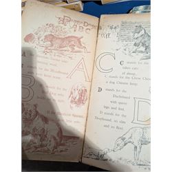 Fifteen late 19th/early 20th century children's picture books, comprising eleven published by Raphael Tuck & Sons, titles including Pleasant Hours Painting book, Boo-Boo the Barrage Balloon, The Timber Toes, At the Sound of the Drum, Coronation Procession Panorama, Horace and the BBC, Dolly's Dressmaker, Puppy Dogs ABC, Pets at the Farm, Mr Punch and His Tricks and Mixed Pickles Prepared, and four published by Ernest Nister, titles including Dicky Bird Land, The Sugar Plum House That Jack Built, The Noah's Ark and A Day at the Seaside