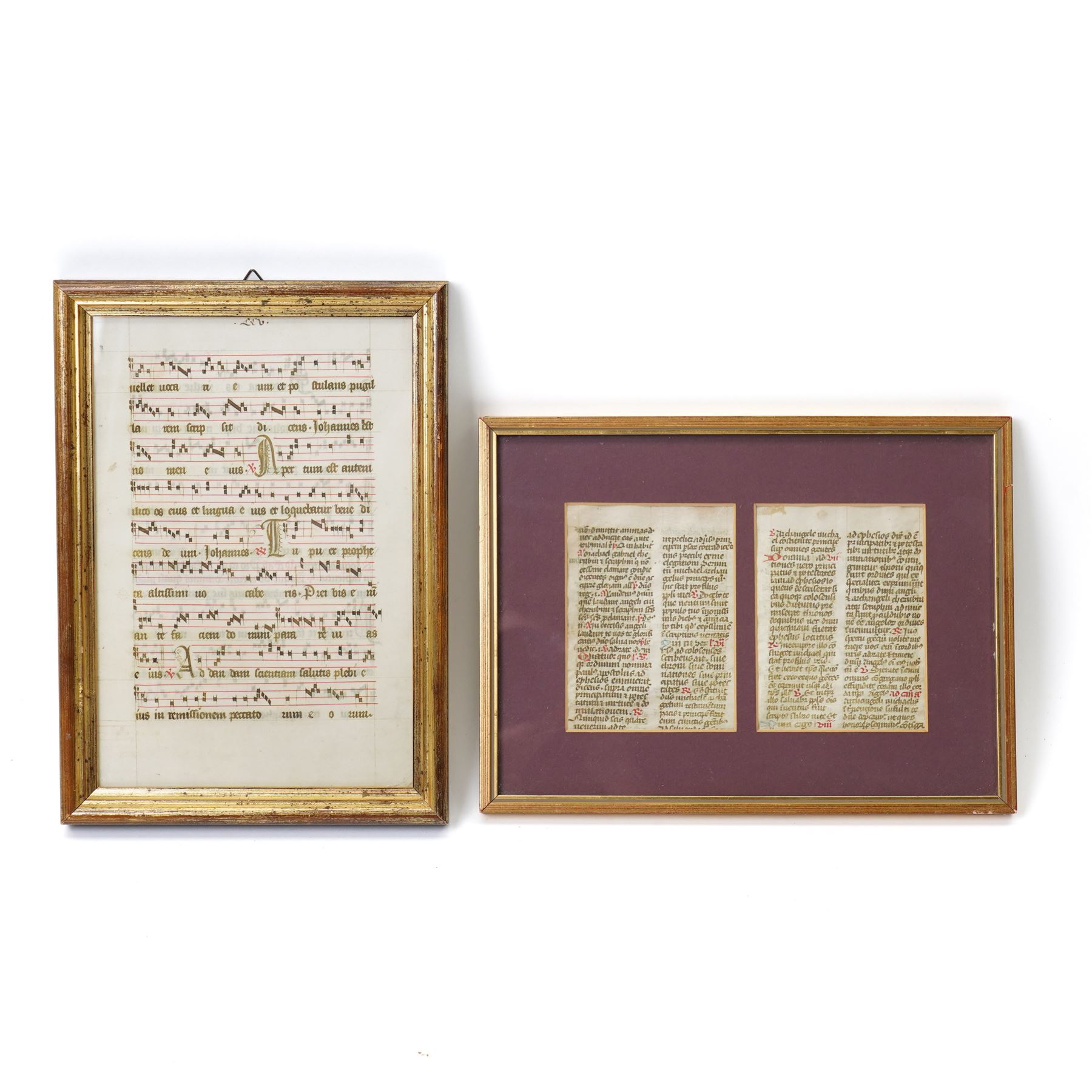 Wheler, George - 'A Journey into Greece' in company of Dr Spon of Lyons, printed for William Cademan et al, first edition 1682 ex libris Johannes Clarke in vellum covered boards, a double sided vellum page of music and a single sided vellum page, both in Latin and framed (3)