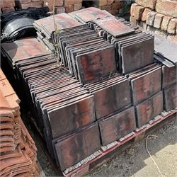 Quantity of ACME Century dark terracotta roofing tiles, on one pallet - THIS LOT IS TO BE VIEWED AND COLLECTED BY APPOINTMENT FROM THE CAYLEY ARMS, HIGH STREET, BROMPTON-BY-SAWDON, YO13 9DA