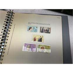 Stamps, many commemorating Royal events, including '1953-1978 Coronation Anniversary', 'The Life and Times of Her Majesty Queen Elizabeth The Queen Mother', various first day covers etc, housed in thirteen folders