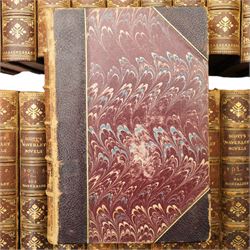 SCOTT, SIR WALTER -  THE WAVERLEY NOVELS, Edinburgh, Adam and Charles Black, 1877-1879. 48 volumes uniformly bound in maroon half calf with marbled boards
