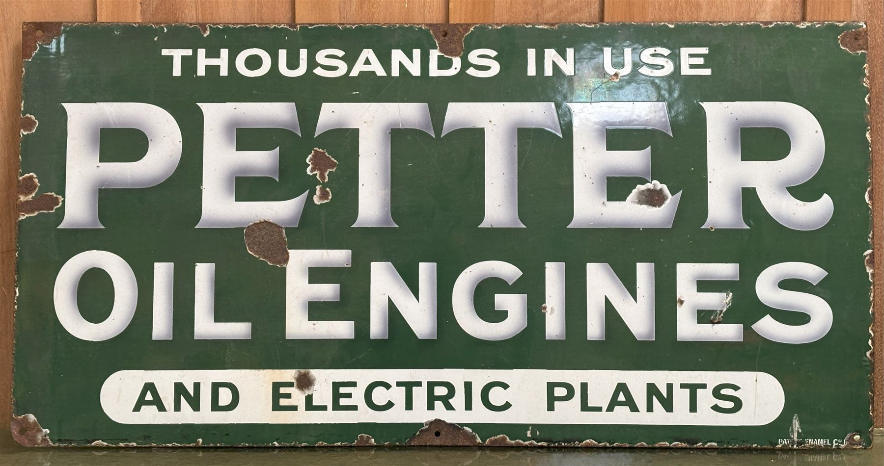 Early 20th century enamel advertising sign | Advertising | 137807