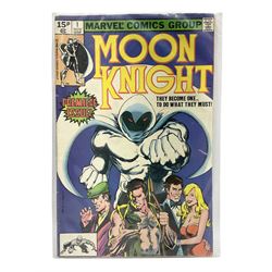 Moon Knight (1980) No. 1, British 15p price variant, direct edition 