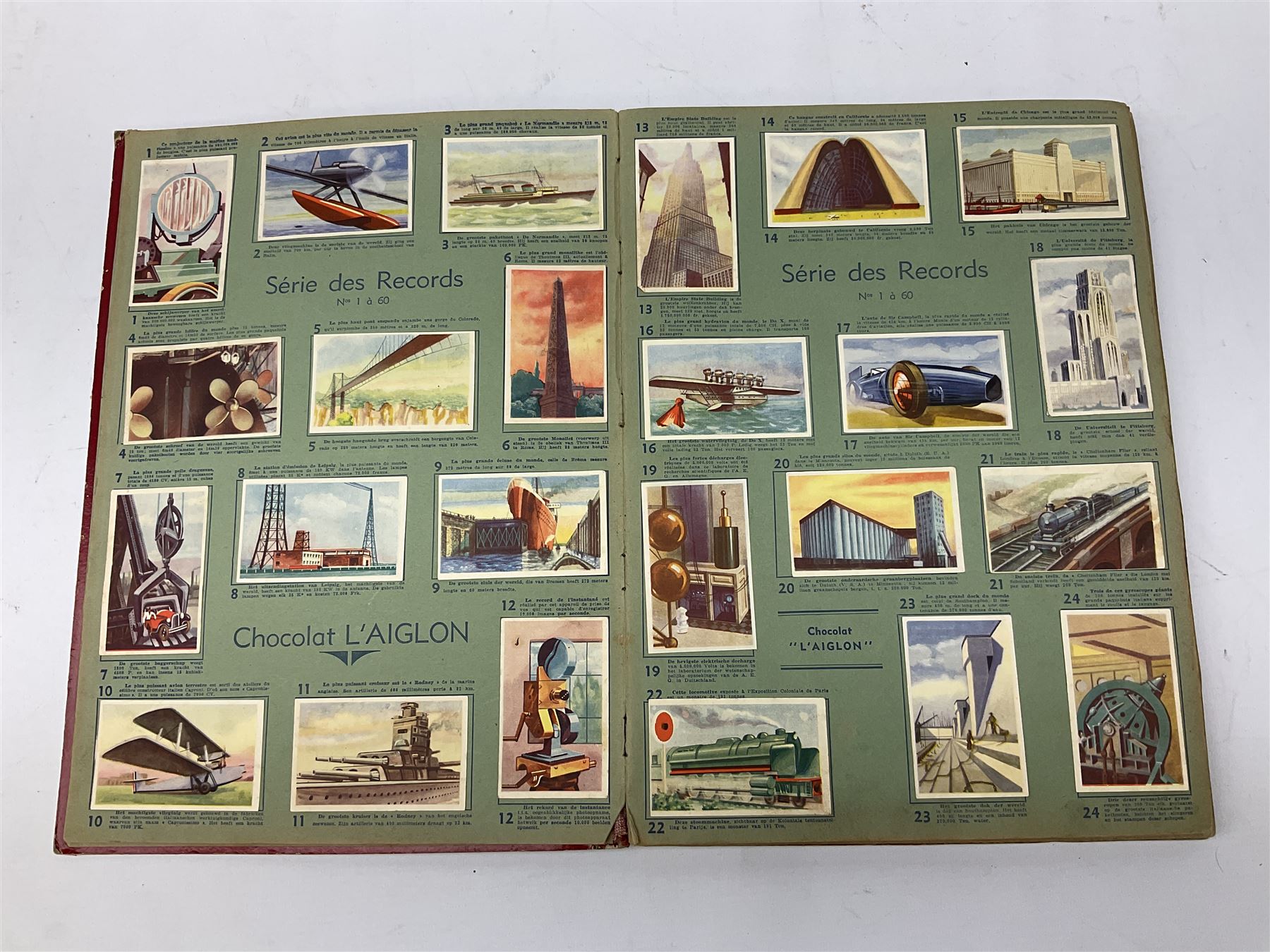 Magnus Laurie: The West Riding Territorials in the Great War. 1920: German Haus Neuerburg cigarette card album entitled Der Bunte Rock depicting 19th century military uniforms; French Chocolat Aiglon trade card album including some military costumes; and a cigarette card album, some of military interest (4)