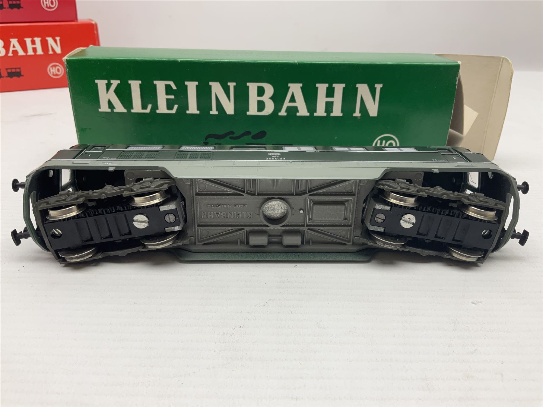 Kleinbahn HO gauge - three locomotives 2062 Diesel-Verschublokomotive; OBB 1041 Elektrische Universallokomotive; all  boxed (3)