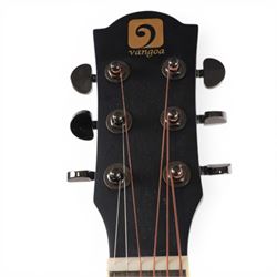 Vangoa electro-acoustic guitar model VGE-1L in soft case, together with a BM Clasico guitar 