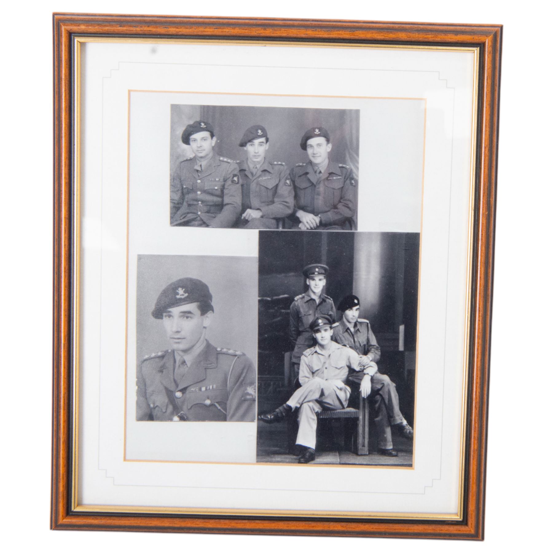 Six medals; Burma Star, Defence Medal, War Medal, 1939-45 Star, General Service Cross and National Service Medal, awarded to Captain Albert Edward Lattimore 2nd para Battalion the 3rd Madras Regiment, Indian Army, together with insignias other items relating to Madras Regiment, photographs and ephemera