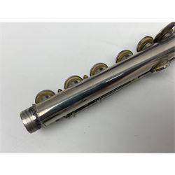 Lafleur three-piece flute, serial no.3357; in fitted carrying case