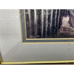 Hull police whistle, medal 'For Exemplary Police Service', three Jack Rigg prints, and a black and white photograph of Hull Dock Offices, 1903