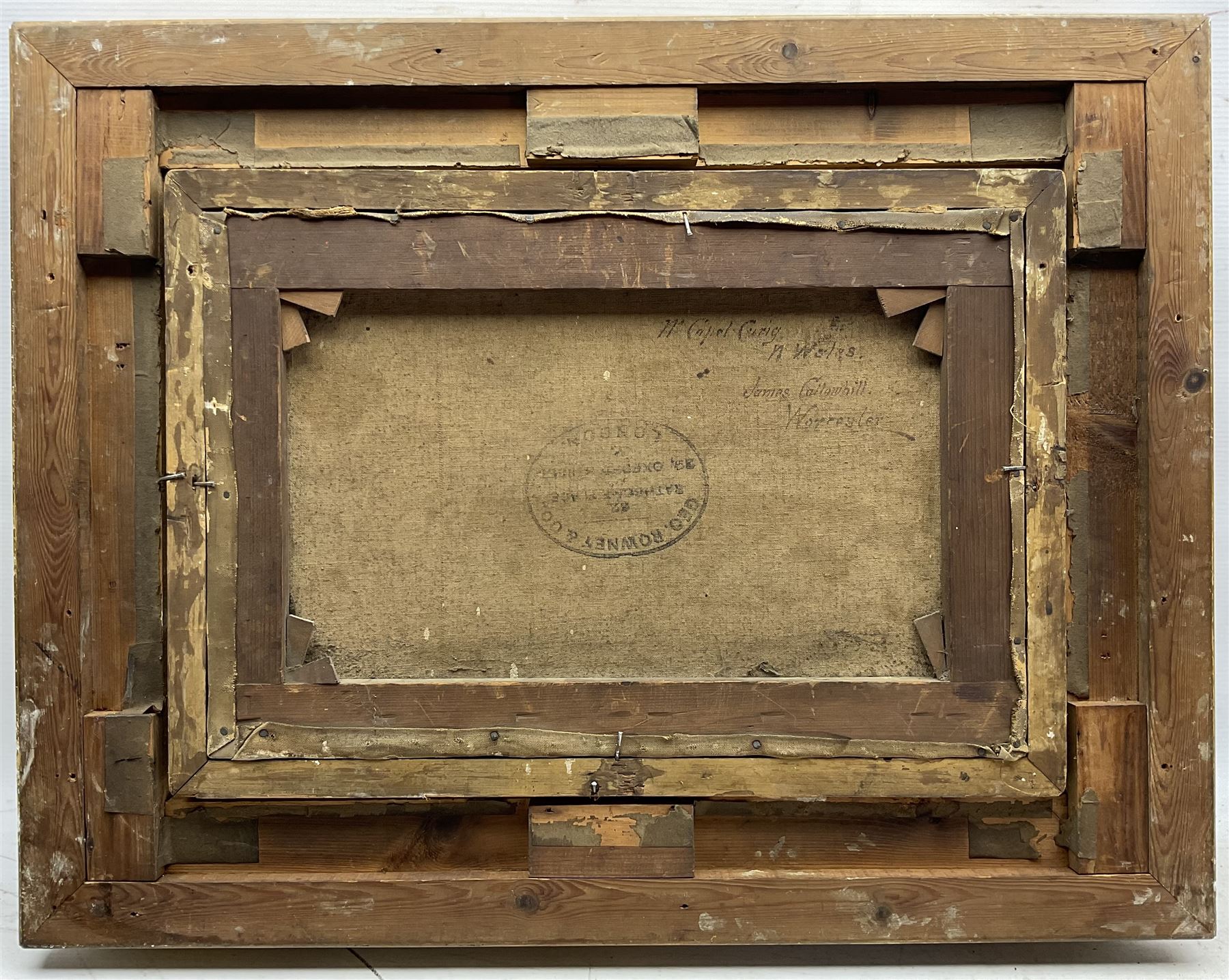 James Scott Callowhill (British 1838-1917): 'Capel Curig - North Wales', oil on canvas signed and dated 1880, titled and inscribed 'James Callowhill - Worcester' verso 28.5cm x 44cm 