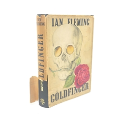  Fleming Ian: Goldfinger. 1959 First edition. Embossed black cloth/gilt. Unclipped dustjacket.   
