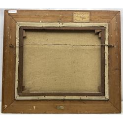 George Mortram Moorhouse (British 1882-1960): Huntsman and Hounds at 'The Kent - Hawes Bridge' Yorkshire Dales, oil on canvas signed and dated 1938, original title label with artist's Helsington, Kendal address verso 50cm x 60cm 
Notes: Moorhouse, often misspelled George Mottram Moorhouse, was a pupil of Sir William Orpen, Sir Frank Brangwyn, and Augustus John.