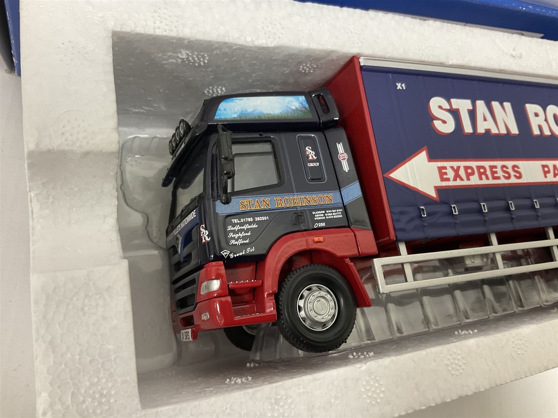 Corgi - four ‘Rigids’ limited edition 1:50 scale die-cast vehicles comprising CC14202 - Scania P Box Lorry Tunnock’s no.1035/1710; CC13515 - Volvo FM Fridge Lorry The Real McKay Ltd; CC13903 - Foden Alpha Curtainside Lorry Stan Robinson Ltd; CC11913 - ERF EC Aggregate Tipper Brian Harris Transport; all boxed (4)