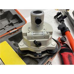 Land Surveying equipment - Nikon AX-2s Automatic Level 360 degrees, serial no.810890; in carrying case with instructions; Nikon Electronic Distancemaster Prism; in carrying case; Imax B6AC Dual Power Professional Balance Charger/Discharger; in carrying bag; Omni Zero 