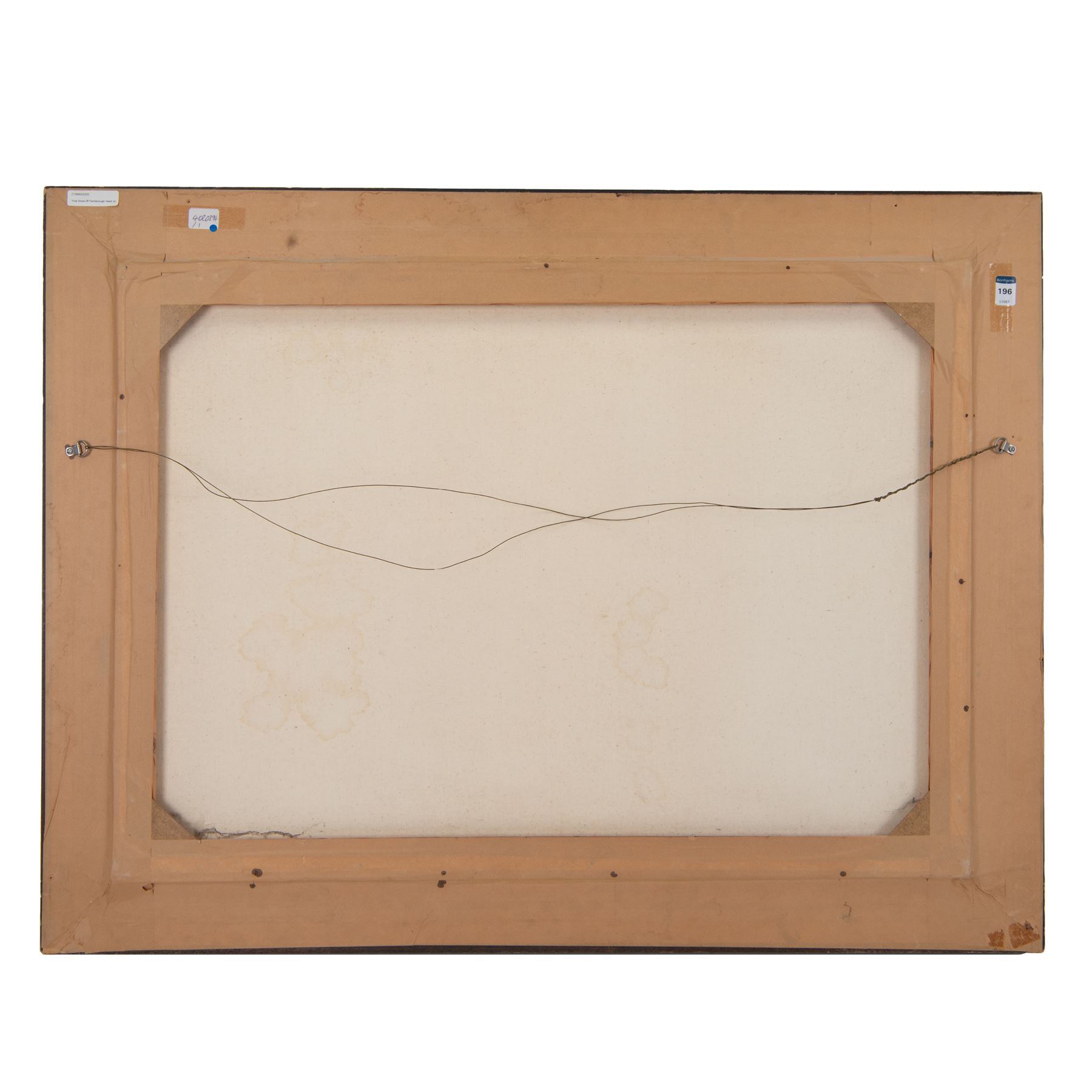 Michael J Whitehand (British 1941-): 'First Shots off Flamborough Head', oil on canvas signed titled and dated Sept. '85,  65cm x 90cm 
Provenance: private collection, purchased Bonhams Leeds 19th November 2002 Lot 196