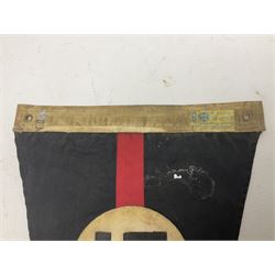 Replica WW2 German SA/NSKK pennant in black, red and white L42cm