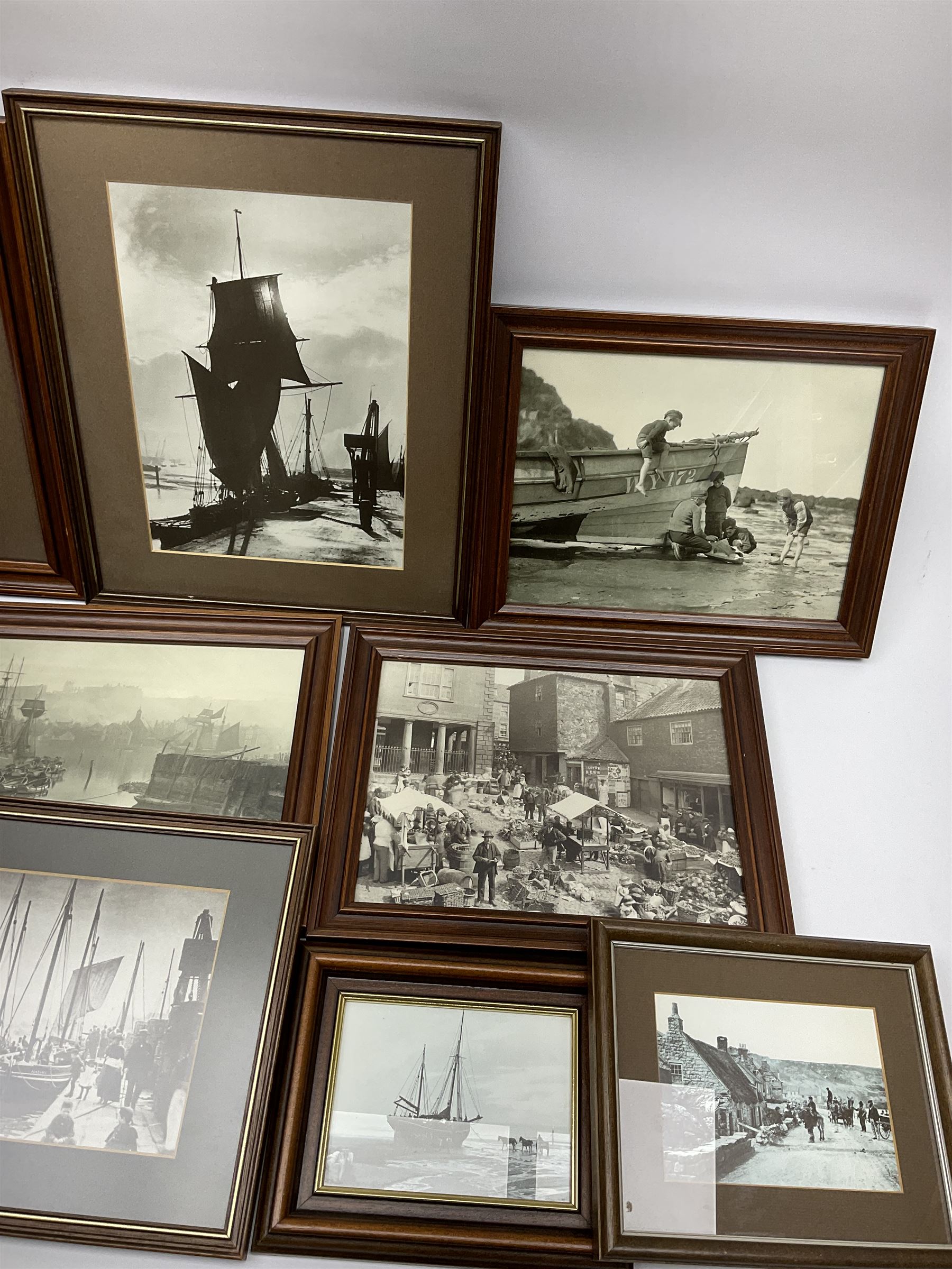 Collection of prints published by the Sutcliffe Gallery, including prints of Scarborough and Whitby (10).  