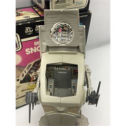 Star Wars - vintage vehicles comprising Rebel Armoured Snowspeeder and Tri-pod Laser Cannon; both boxed; Rebel Transport with 3 3/4