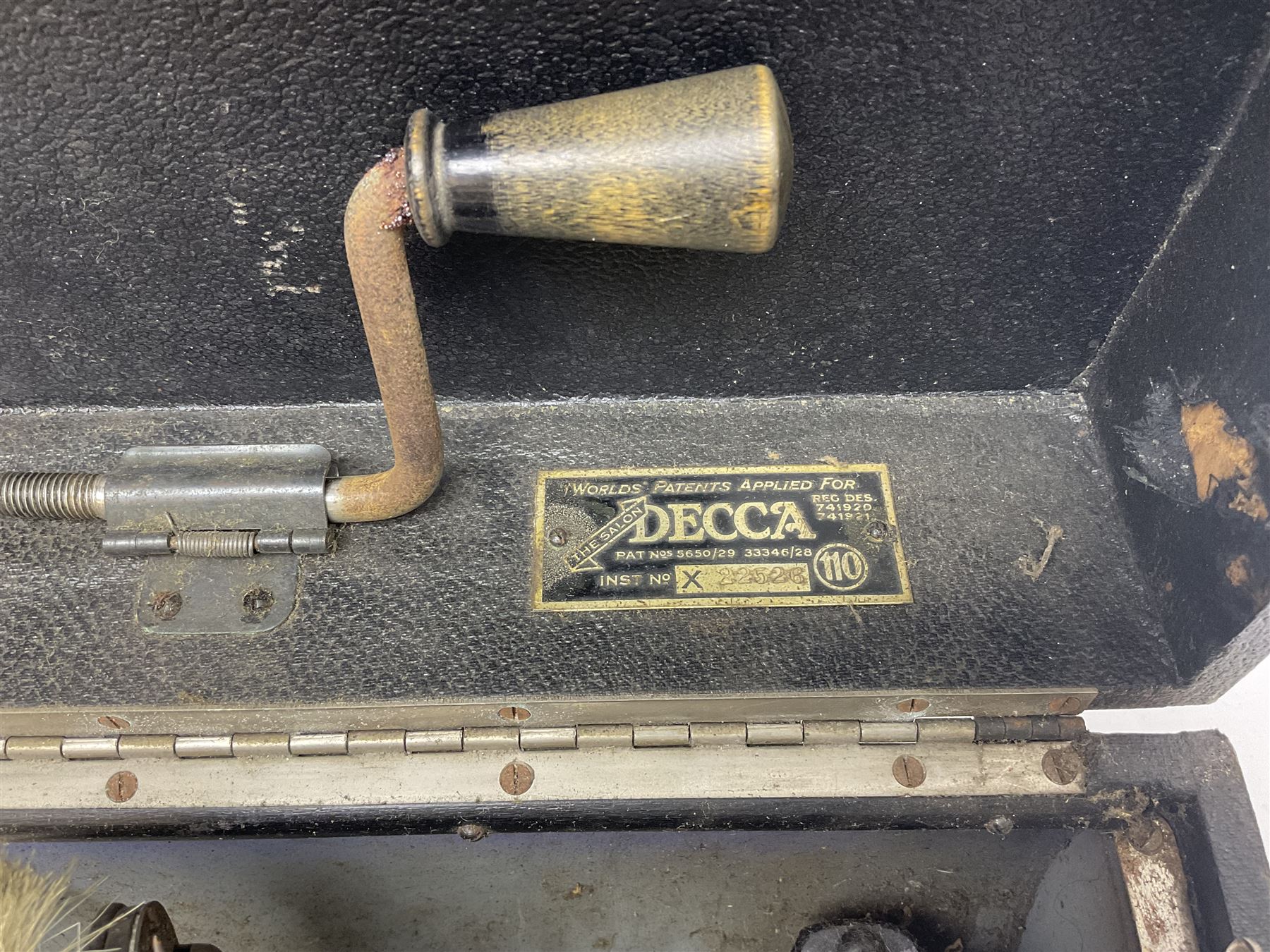 Salon Decca portable record player