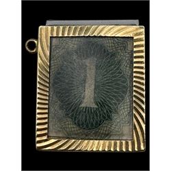 Two 9ct gold pound note charms, both hallmarked