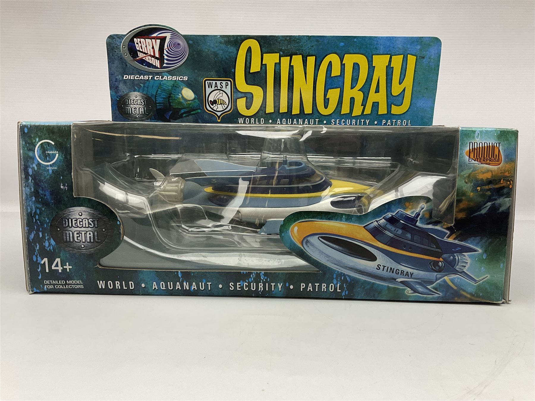 Gerry Anderson ‘Stingray World Aquanaut Security Patrol’ Product Enterprise 2005 in original box 