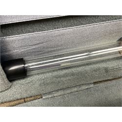 Early 20th century French Mirecourt violin with 35.5cm two-piece maple back and ribs and spruce top; bears label 'The Garrodus Violin H & Co No.1587 Anno 1912' L59cm overall; in modern fitted case with bow