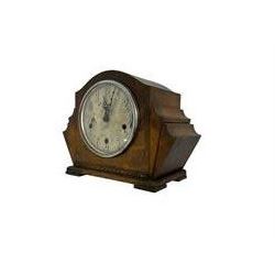 Oak cased 8-day 1950's Westminster chiming mantle clock with pendulum