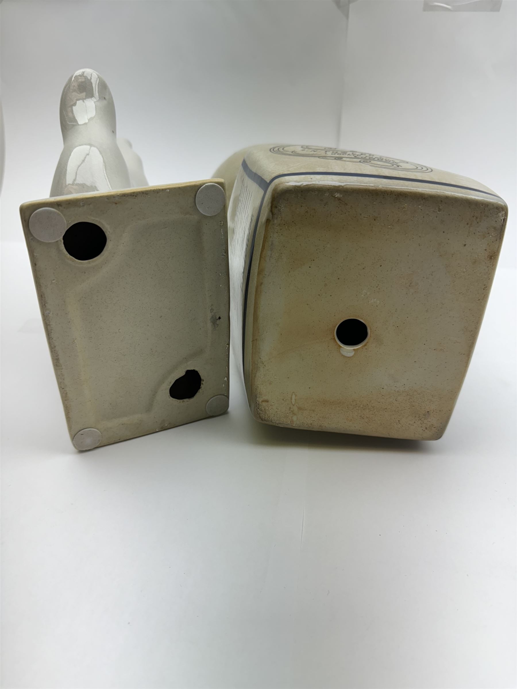 Phrenology head H29cm  and a Palmistry hand H28cm