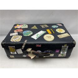 Two globetrotter suitcases, largest example H42cm