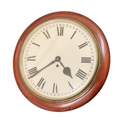 English - Early 20th century 8-day fusee wall clock with an 18