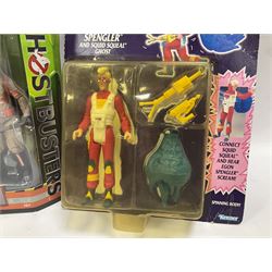 Ghostbusters - 'ECTO 1' car with two figures; ECTO-2 Vehicle, Highway Hunter Action Ghost Vehicle and Haunted Vehicles Air Sickness; all boxed; racing car with Egon Spengler driver; two 1984 Marshmallow Man figures; and four unopened carded/boxed figures etc