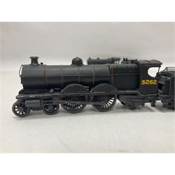 ‘00’ gauge - three kit built locomotive and tenders comprising Class D21 4-4-0 no.1242 finished in NER black with LNER tender; Class C4 4-4-2 no.5262 finished in LNER black; Coal Engines Class 0-6-0 no.2408 finished in black with Millholme Models LNER tender (3) 