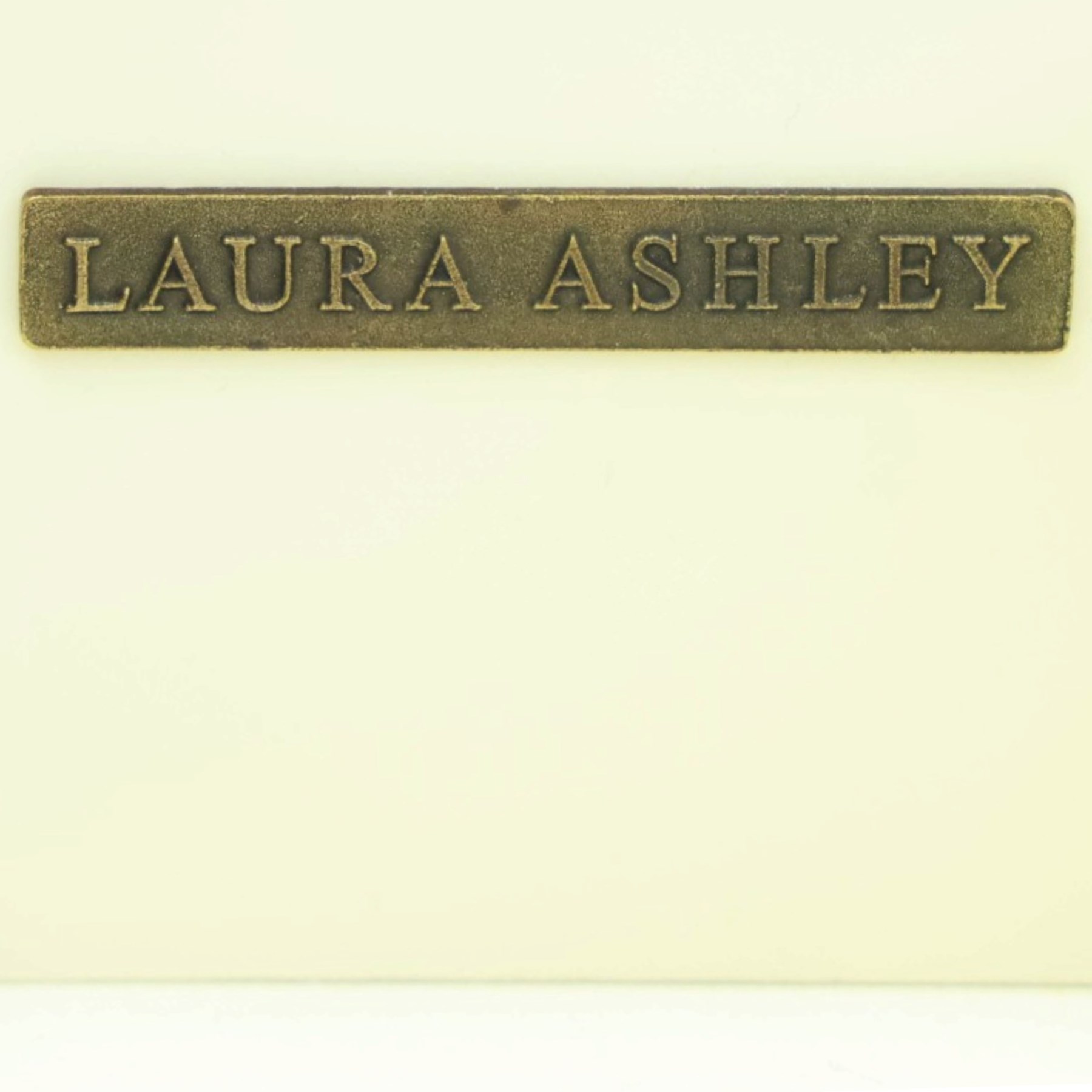 Laura Ashley - 'Clifton' tall pedestal chest, fitted with six graduating long drawers flanked by half-canted pilasters, raised on turned feet, in ivory finish
