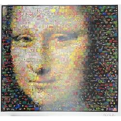 Anatole Krasnyansky (Ukrainian 1930-): 'Musical Sphere', Nicole Suzanne Stahl (Continental Contemporary): 'Gentle Voyagers'; Neil J Farkas (American 20th Century): 'Mona Lisa', three lithographs max 69cm x 72cm (3)