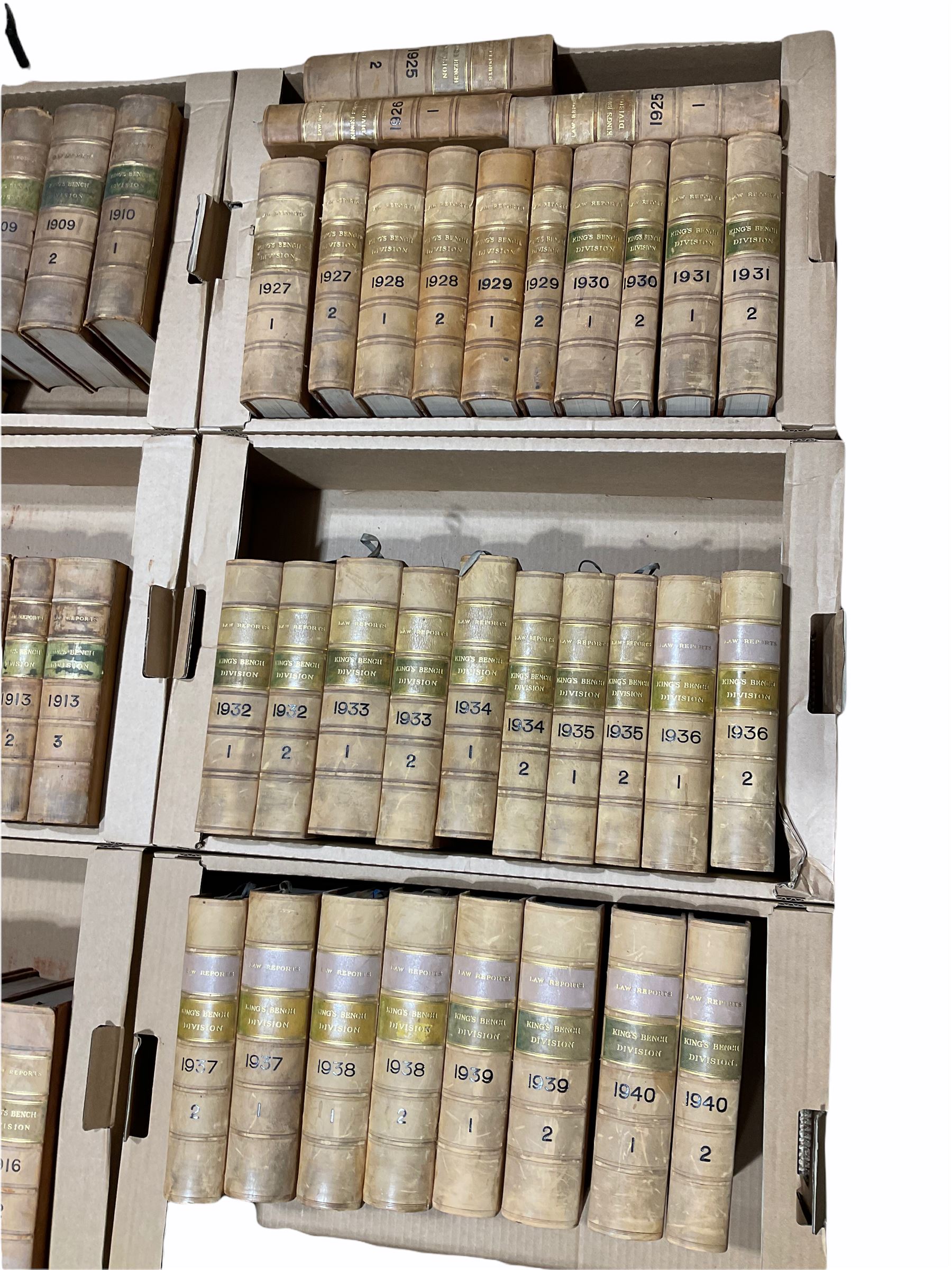 Large collection of Law Reports, including King's Bench Division