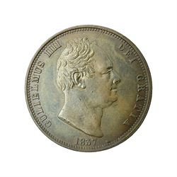 William IIII 1837 halfpenny coin