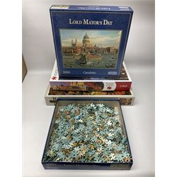 Quantity of boxed jigsaw puzzles