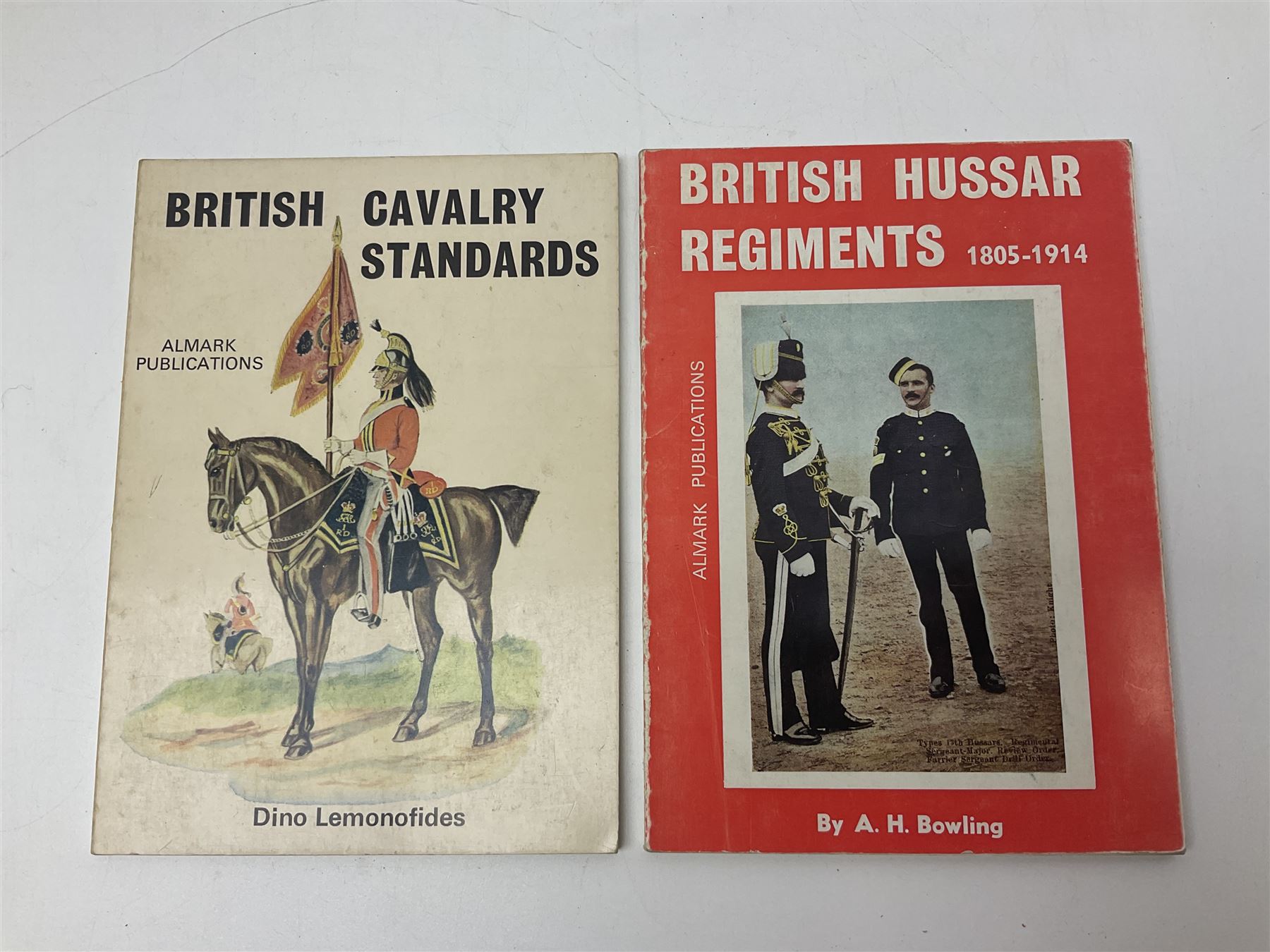 Seven military reference books - Histoire Mondiale Des Parachutistes; Yves Debay: French Foreign Legion  Paratroopers; Bragg & Turner: Parachute Wings; Barney White-Turner: Horse Guards; and three works on uniforms/standards (7)