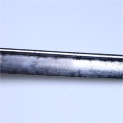 British William IV 1822 pattern Infantry General sword, retailed by John Salter cutler to Horatio Nelson and Prince Augustus Fredrick, Duke of Sussex, the 73cm curved pipe backed blade etched to both sides, with the royal monogram and the owners coat of arms and initials 'GD, brass gothic guard with original gilding, the cartouche of the crossed baton depicting the crossed baton and sword of a general, shagreen covered grip and triple wire binding, the guard complete with leather lining and gilt sword knot, in leather scabbard with three gilt brass mounts, the top mount bearing the cutlers name and address, with twin suspension rings, overall L89cm  