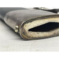 German Paul Weyersberg & Co Solingen DLV flyers dagger with 18cm steel blade, plated brass/tombac downswept cross-piece and pommel and leather covered grip, in leather and plated brass/tombac scabbard with leather hanger strap and silvered knot L35cm overall. Auctioneer's Note: After WWI Germany was forbidden an air force by the Treaty of Versailles however the Deutscher Luftsport-Verband (German Air-sport Association) was formed in March 1933 from various sports flying clubs and had branches for aeroplane, gliding and balloon flying. Under cover of the sporting DLV, many future Luftwaffe pilots trained to fly. DLV was embodied with the NSKK in March 1935 and on 1st March 1937 Luftwaffe was formed.